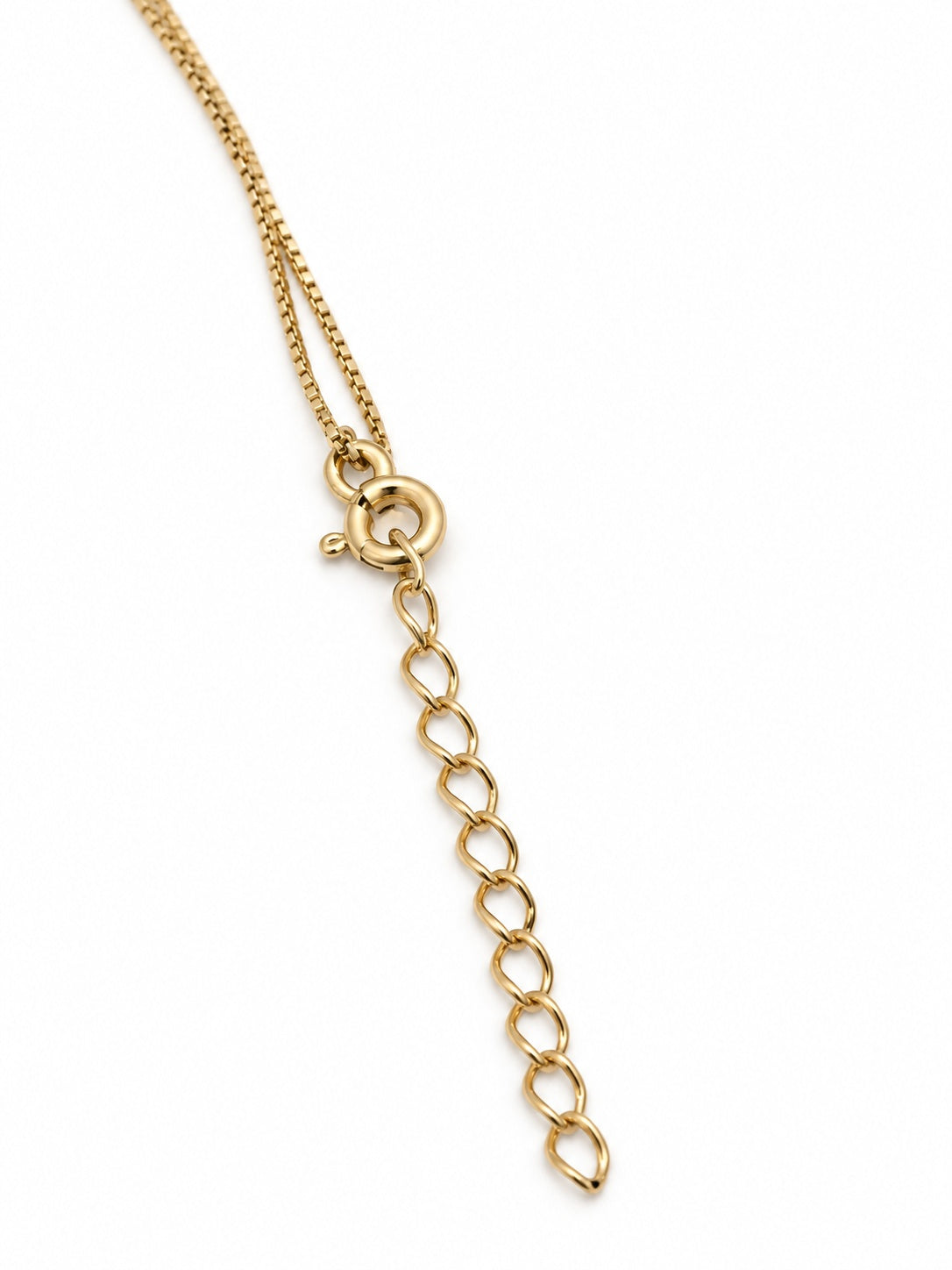 Green Gold 925 Sterling Silver Square Pendant Necklace