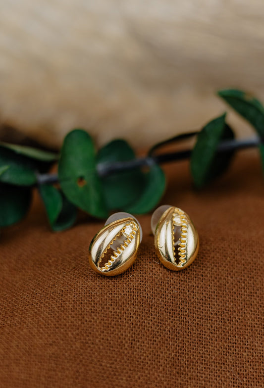 Buriti Palm Ring & Blue Crystal Drop Earrings